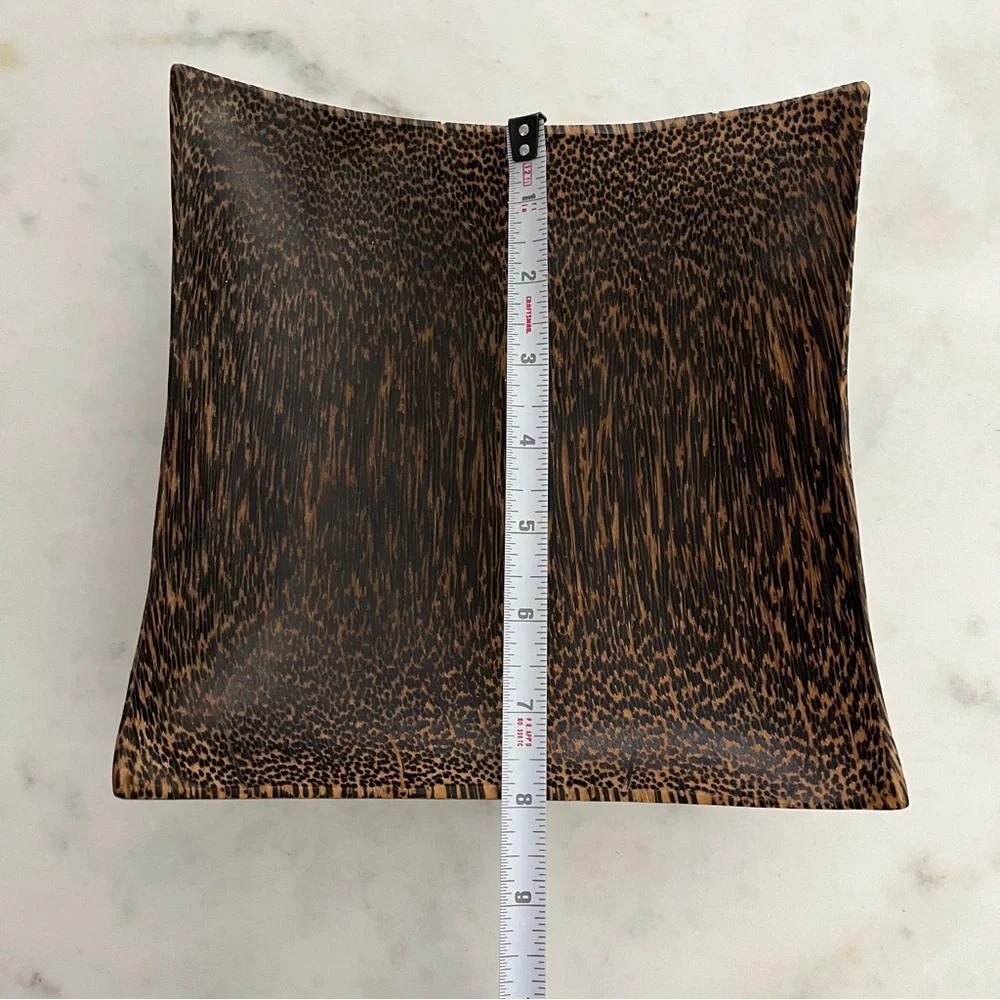 Balinese zebrawood decorative bowl